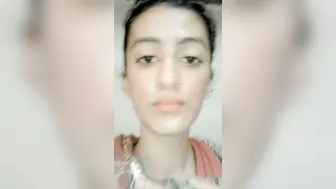 Cute GF Pulling Shirt Up Flashing Perfect Boobs On Phone