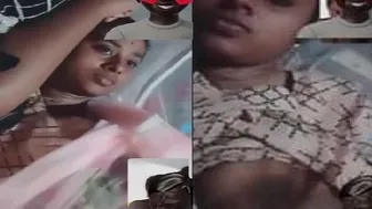 Desi GF Topless On Video Call Showing Me Her Bare Boobs