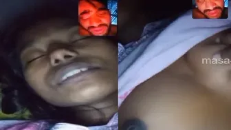 Horny GF Getting Topless During Wild Video Chat