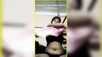 Sexy Desi Girl Sitting Nude In Front Of Camera Exposing All