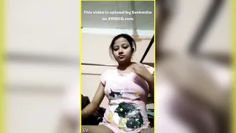 Sexy Desi Girl Sitting Nude In Front Of Camera Exposing All