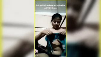 Sexy Desi Girl Sitting Nude In Front Of Camera Exposing All