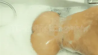 Hot GF Bathing Naked Exposing Her Tight Ass Fully