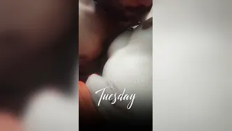 Making Out With Petite GF Sucking On Her Hard Nipples