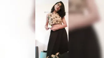 Indian Babe Stripping Off Her Clothes Showing Her Big Tits