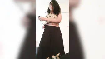 Indian Babe Stripping Off Her Clothes Showing Her Big Tits