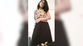 Indian Babe Stripping Off Her Clothes Showing Her Big Tits