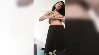 Indian Babe Stripping Off Her Clothes Showing Her Big Tits