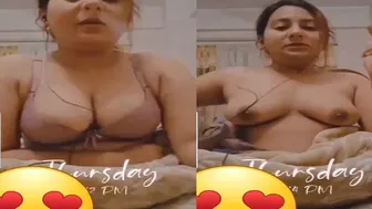 Desi Slut Smoking Topless While Teasing On Video Chat For Money