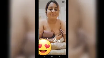 Desi Slut Smoking Topless While Teasing On Video Chat For Money