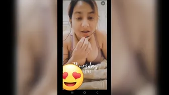Desi Slut Smoking Topless While Teasing On Video Chat For Money