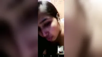 Desi GF Doing Naughty Roleplay Naked On Video Call