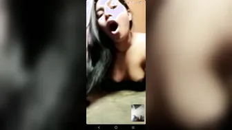 Desi GF Doing Naughty Roleplay Naked On Video Call