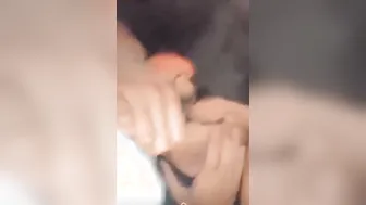 Couple Making Out And Sucking Her Tits In Bedroom Scandal
