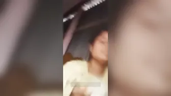 GF Lifting Her Top Revealing Perfect Tits For Camera