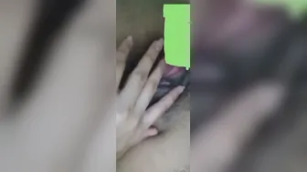 Hairy Pussy GF Going Wild Naked On Video Call Sex