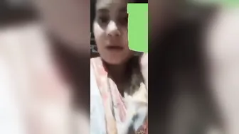 Hairy Pussy GF Going Wild Naked On Video Call Sex