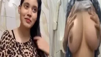 My Horny GF Flaunting Her Big Boobs Nude Just For Me