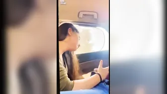 GF Jerking And Sucking Boyfriend Cock Inside The Car