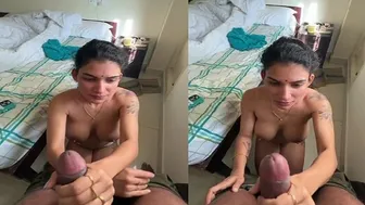 My GF Jerking Me Off Until I Cum On Her Hands