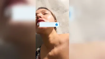 Topless Indian Babe Giving Amazing Blowjob While Showing Boobs