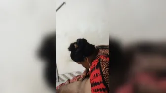 Village Randi Giving Oral Service To Her Regular Paying Client