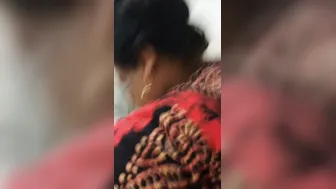 Village Randi Giving Oral Service To Her Regular Paying Client