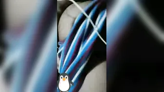 My GF Stripping Naked On Video Call Touching Herself