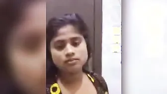 She Removes Her Red Bra Showing Perfect Tits In Bathroom