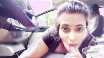 Busty Gf Getting Fucked In Car Parked In Public Outdoor Spot