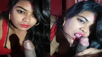 Horny Desi Girl Sucking Massive Cock In Amateur Blowjob Video