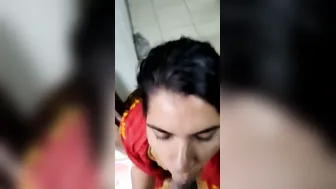 Horny Bhabhi Sucking Her Devar Thick Cock Behind Closed Doors