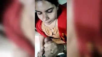Horny Bhabhi Sucking Her Devar Thick Cock Behind Closed Doors
