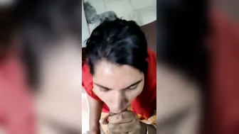 Horny Bhabhi Sucking Her Devar Thick Cock Behind Closed Doors