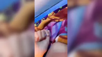 Moaning GF Spreading Her Freshly Shaved Pussy Wide Open