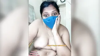 South Indian Aunty Showing Off Her Curves On Naughty Cam Chat