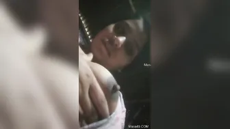 Taking Nude Selfies Exposing Her Perky Tits Looking So Sexy