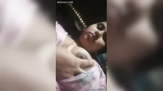 Taking Nude Selfies Exposing Her Perky Tits Looking So Sexy