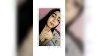 Slim GF Stripping Nude On Video Call Teasing Me Hard