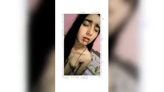 Slim GF Stripping Nude On Video Call Teasing Me Hard