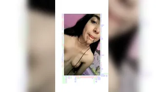 Slim GF Stripping Nude On Video Call Teasing Me Hard