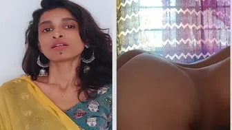Desi Model Showing Off Her Nude Body Teasing Behind Scenes