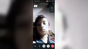 GF In Polo Tee Stripping On Video Call Showing It All