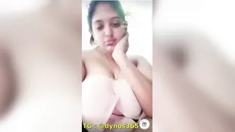 Telugu Cam Girl Smoking Topless Flashing Her Boobs On Screen