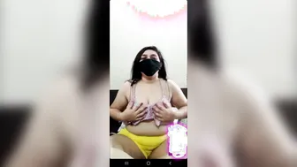 Masked GF Stripping And Fucking On Private Cam Show