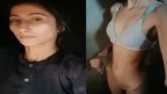 Changing After Her Bath Caught Naked On Camera Looking Sexy