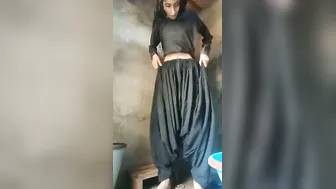 Changing After Her Bath Caught Naked On Camera Looking Sexy