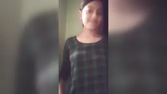 GF Slowly Unhooking Her Bra Teasing Him With Her Tits