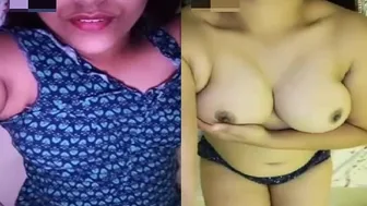 Live Cam Show With Her Stripping And Teasing Those Sexy Boobs