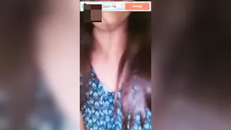 Live Cam Show With Her Stripping And Teasing Those Sexy Boobs